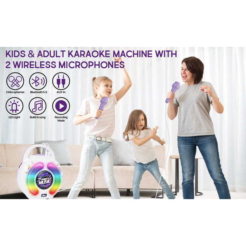 اسپیکر بلوتوثی قابل حمل مدل sound box طرح دو میکروفون کد 6004