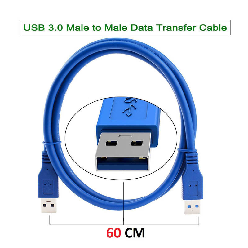 کابل لینک USB 3.0 مدل AMAM طول 0.6 متر