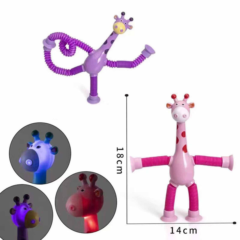 اسباب بازی طرح زرافه مدل Telescopic Suction