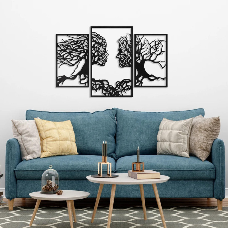 دیوارکوب مدل چوبی کد T36-1 مجموعه سه عددی