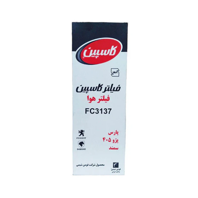 فیلتر هوا خودرو کاسپین مدل 3137815 به همراه فیلتر روغن کاسپین مناسب برای پژو پارس