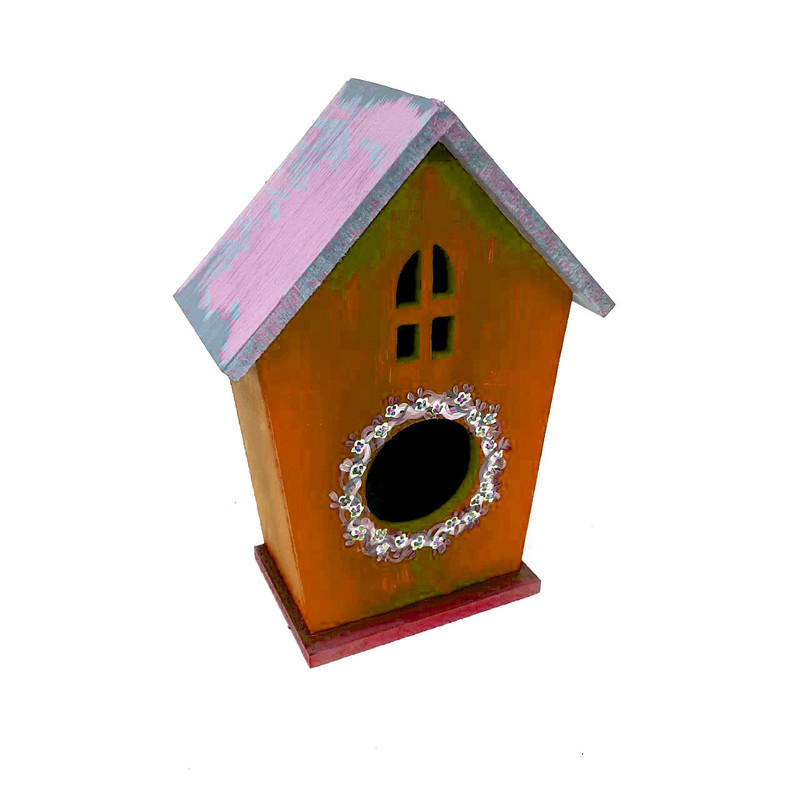 لانه پرنده مدل کلبه چوبی کد MEDIUM16