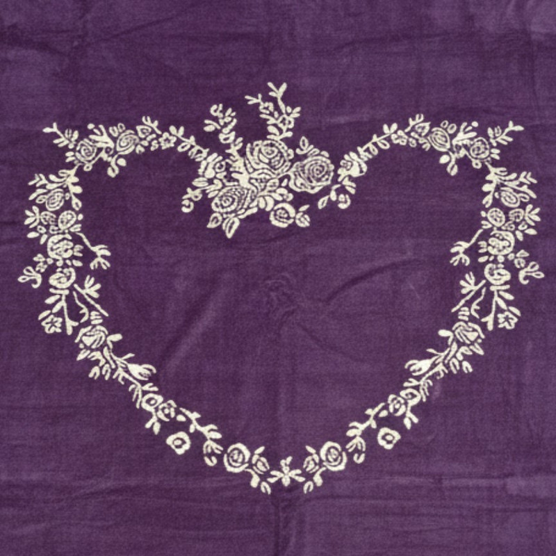 پتو 1 نفر انگلیش هوم مدل Rose Heart سایز 200x150 سانتی‌متر