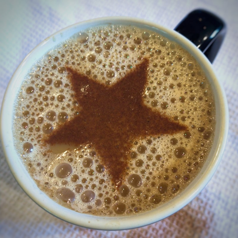 شابلون قهوه مدل Star