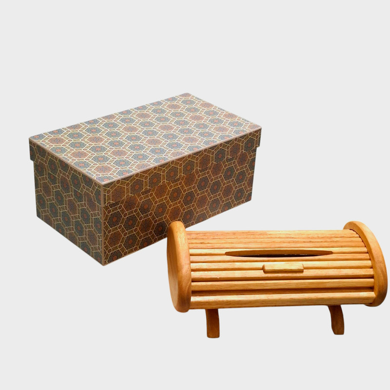 جای دستمال کاغذی مدل چوبی