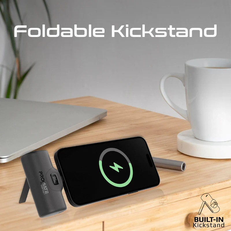 پاوربانک پرومیت مدل POWERUP-I.BLK ظرفیت 5000 میلی‌آمپرساعت
