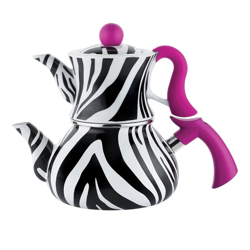 ست کتری و قوری شفر مدل Zebra گنجایش کتری 2.2 لیتر گنجایش قوری 0.7 لیتر