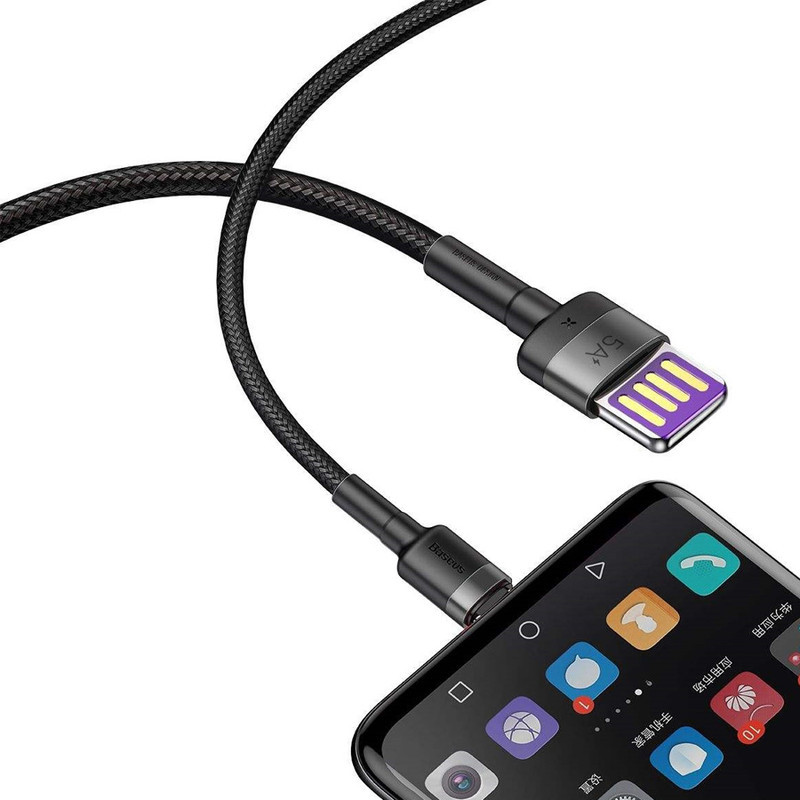 کابل تبدیل USB به USB-C بیسوس مدل Cafule 40W طول 1 متر