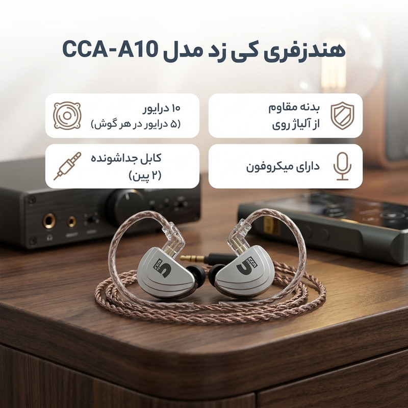هندزفری کی زد مدل CCA-A10