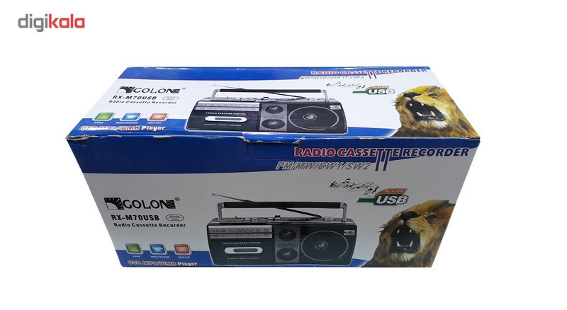 رادیو ضبط و اسپیکر گولون مدل RX-M70USB