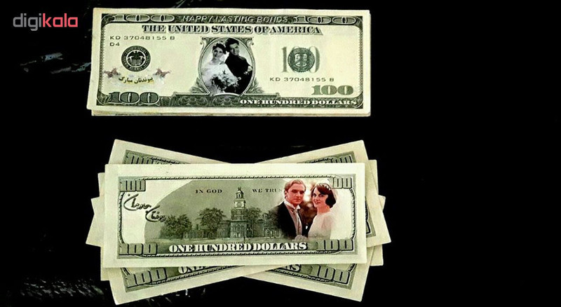 اسکناس تزئینی مدل دلار بسته 100 عددی