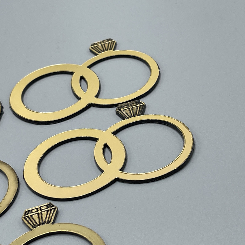 تاپر کیک مدل Rings بسته 5 عددی