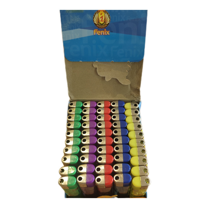 فندک گازی فنیکس لایتر مدل FX-02 بسته ۵۰ عددی
