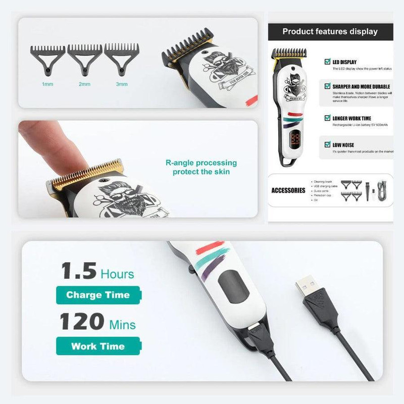 ماشین اصلاح موی سر و صورت وی جی ار مدل V-971