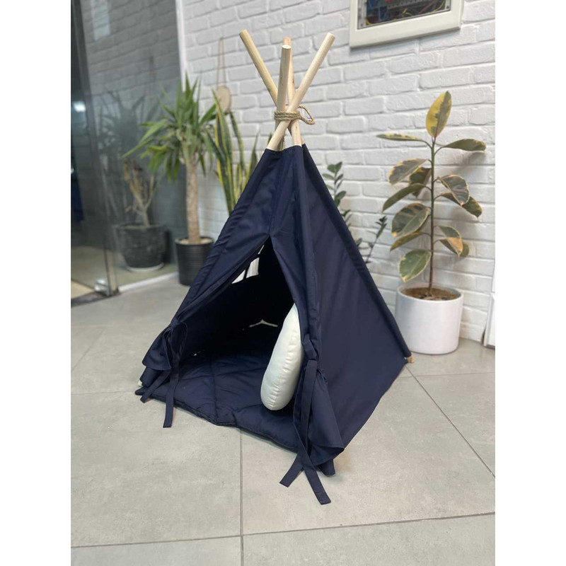 جای خواب سگ و گربه مدل چادر سرخپوستی کد ۶۱