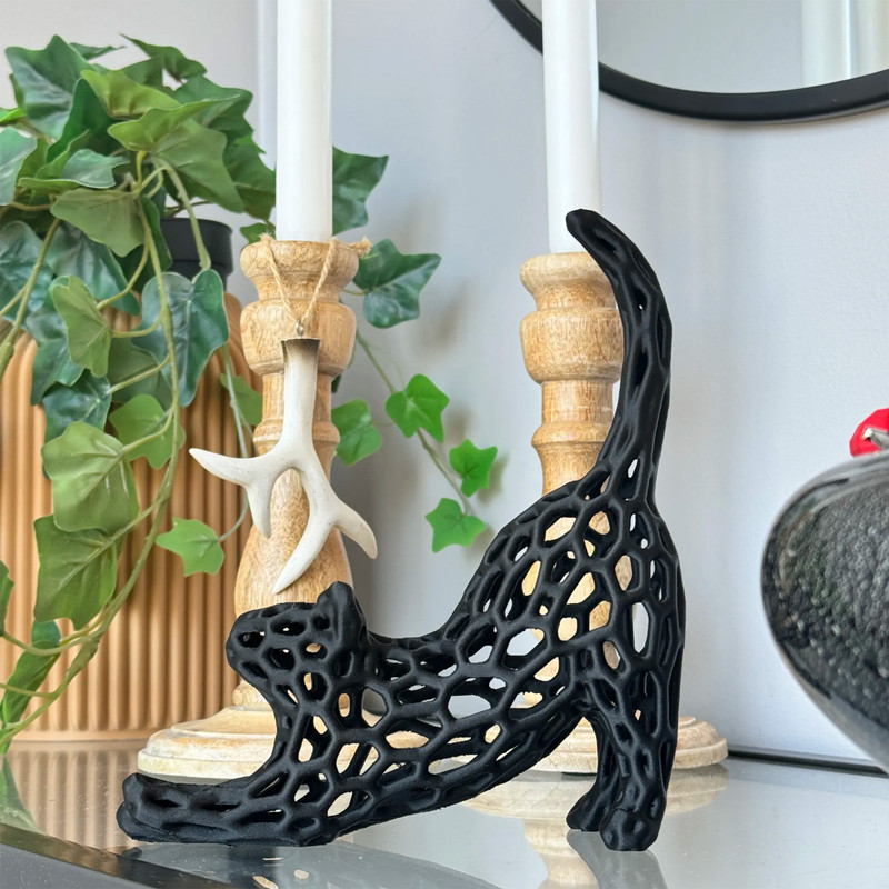 مجسمه مدل گربه مینیمال لوپی