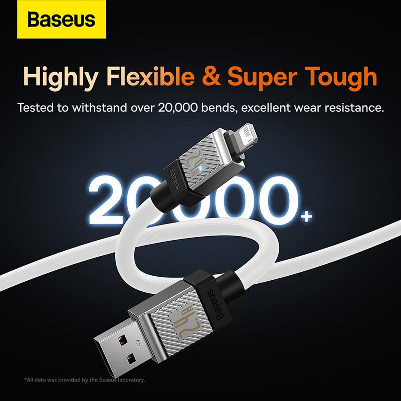 کابل تبدیل USB به لایتنینگ بیسوس مدل CoolPlay Series Fast طول 1 متر