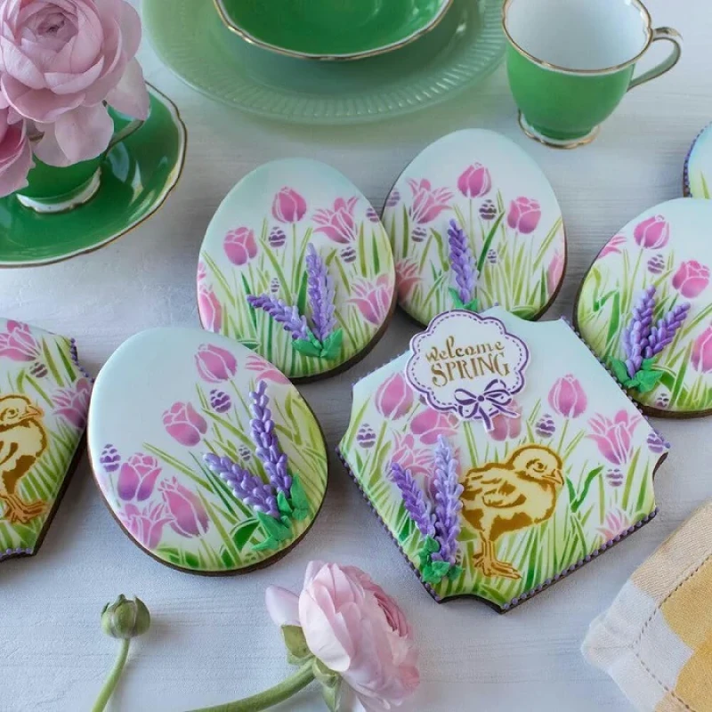 کاتر شیرینی پزی به گز مدل بیضی مجموعه 5 عددی