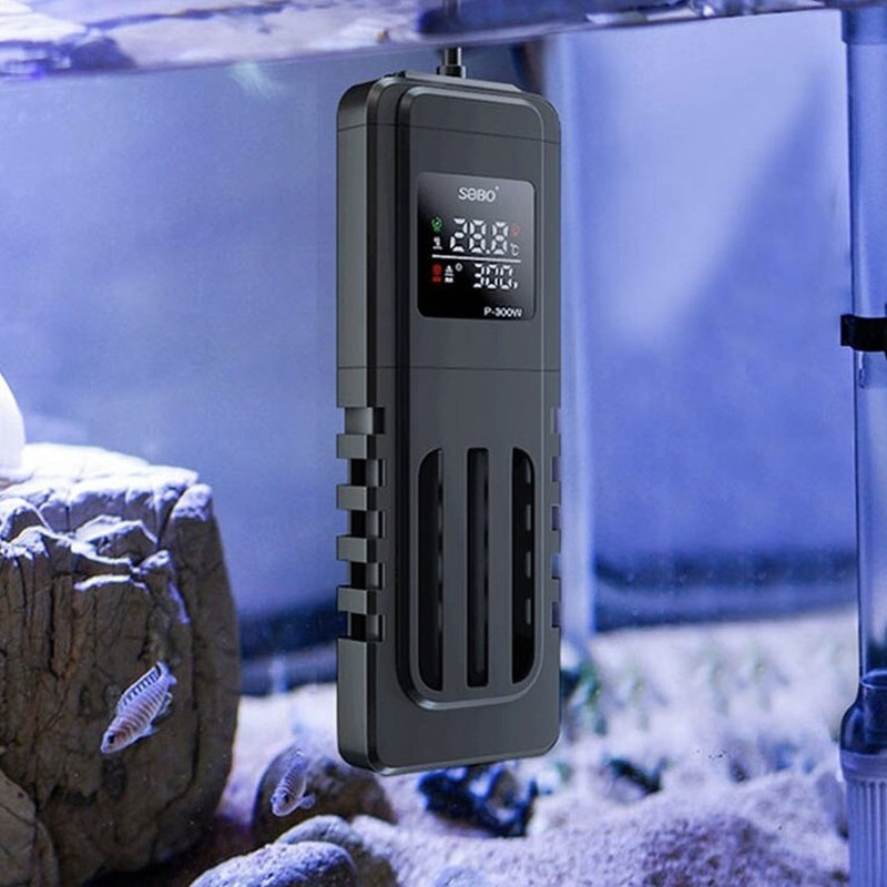 بخاری آکواریوم سوبو مدل هوشمند P200w