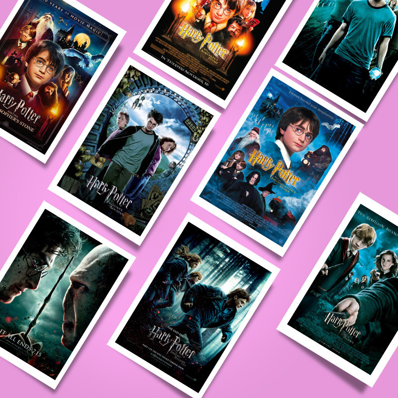 آویز تزیینی کارنیکا طرح هری پاتر مدل ۱۱۱۱۱۲ harry potter مجموعه ۸ عددی