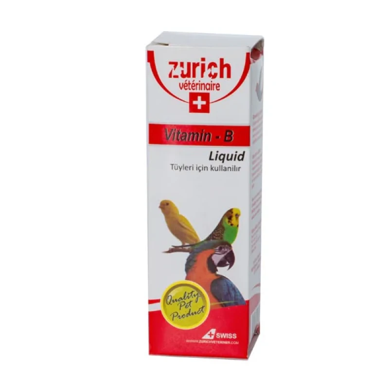 قطره ویتامین ب کمپلکس پرنده زوریخ مدل KICHIPET وزن 30 گرم