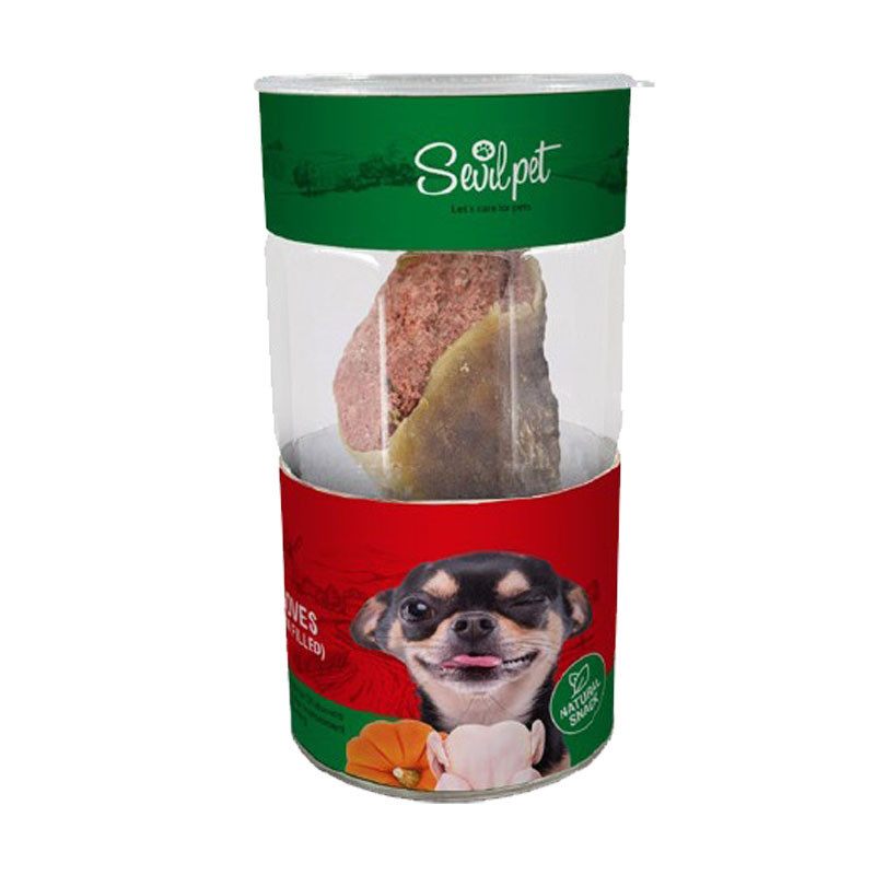 تشویقی سگ سویل پت مدل Cattle Hooves Chicken Pumplin Filled وزن 150 گرم