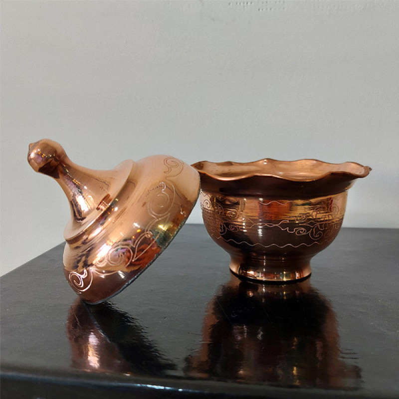 قندان مسی مدل رز  کد ZH268.4