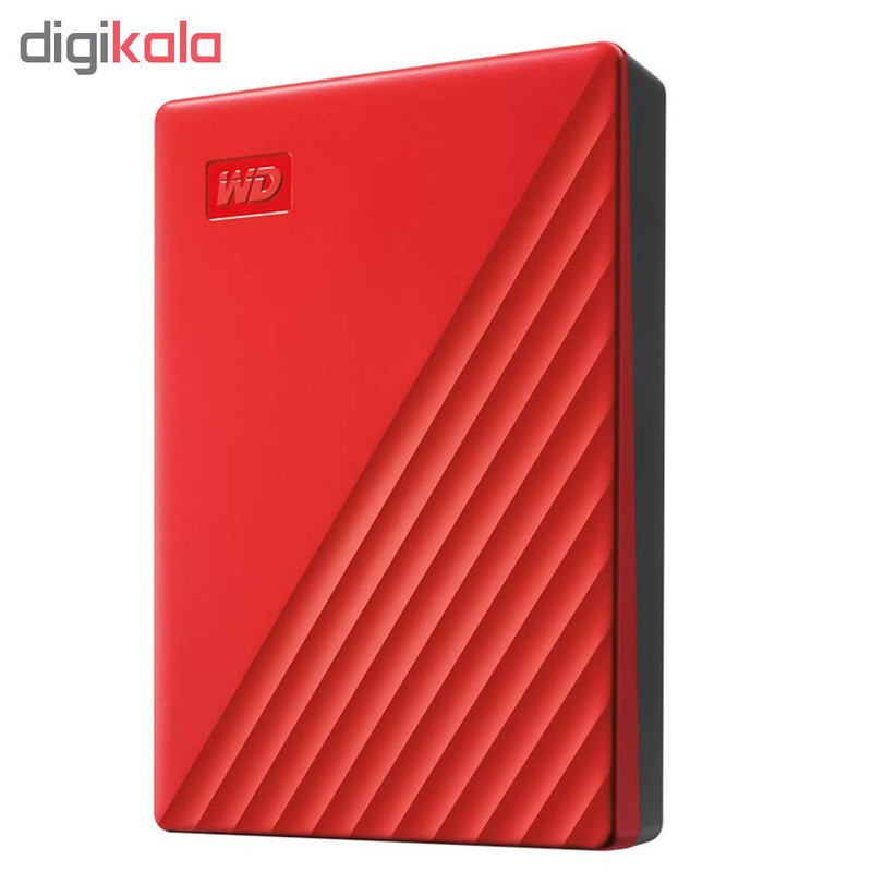 هارد اکسترنال وسترن دیجیتال مدل My Passport ظرفیت پنج ترابایت دارای رابط USB Type-A 3.2