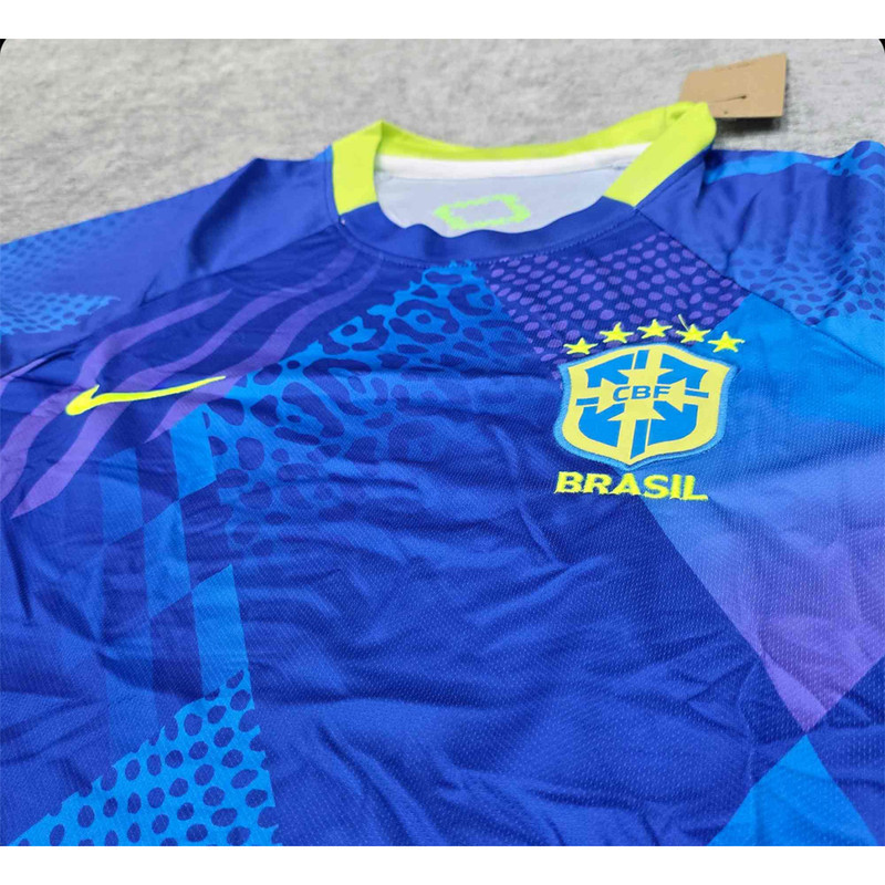 تی‌شرت ورزشی آستین کوتاه مردانه مدل برزیل Away 2025