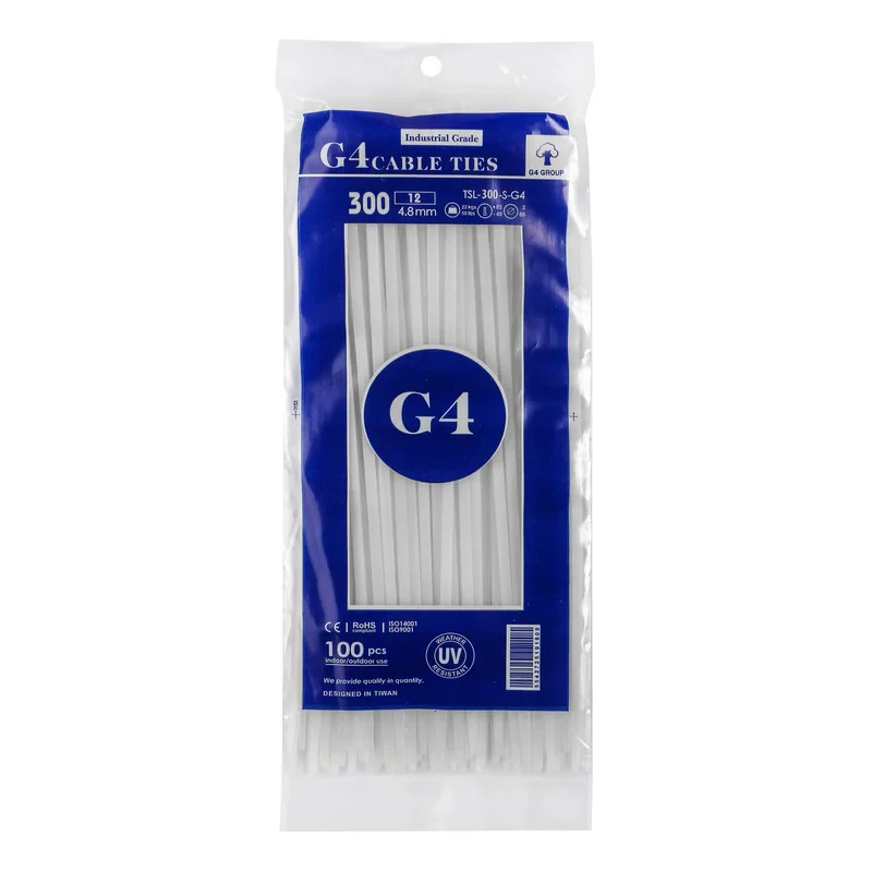 بست کمربندی جی فور مدل G4-300x4.8 بسته 100 عددی