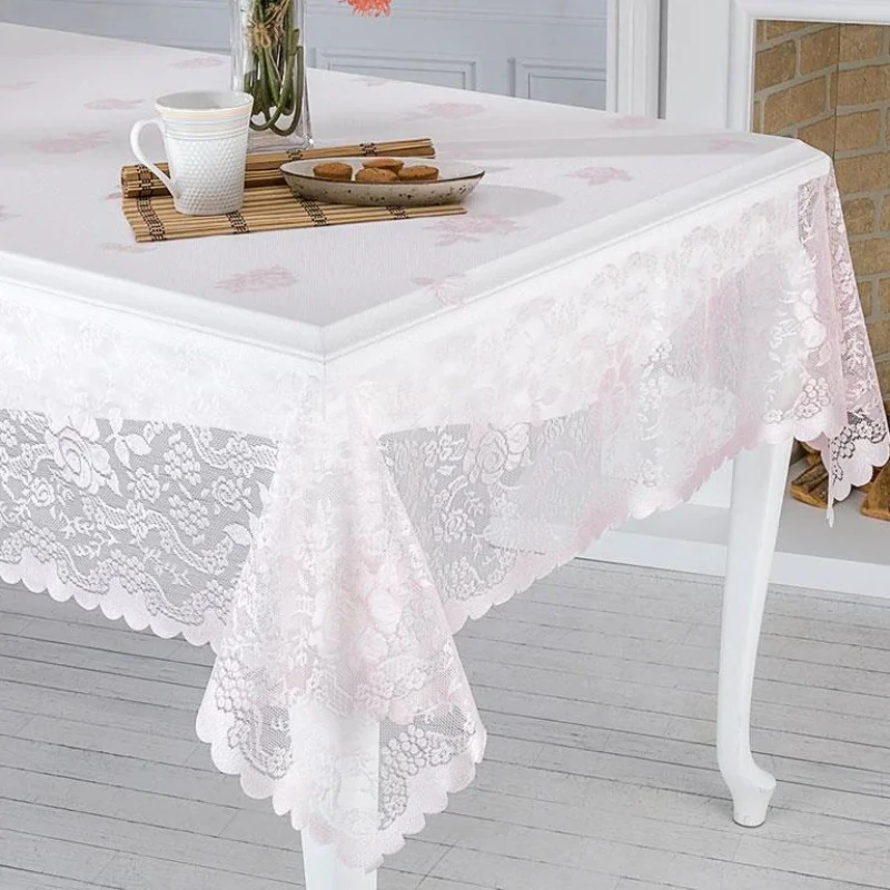 رومیزی انگلیش هوم مدل Fancy Roses سایز 95x95 سانتی‌متر