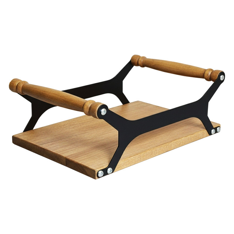 سینی دسته دار مدل OakLine سایز 30×20 سانتی متر