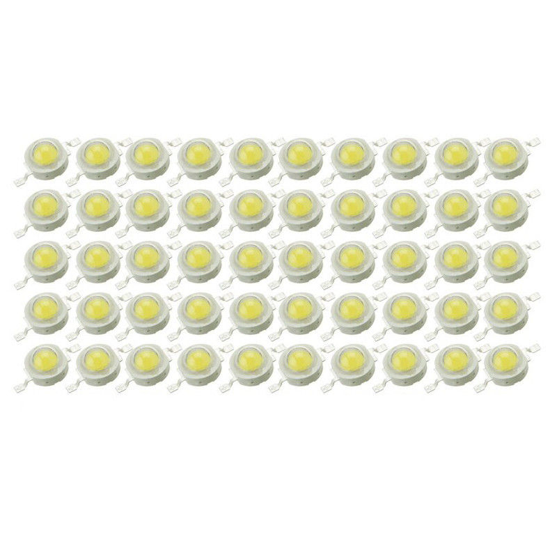 چیپ پاور ال ای دی 1 وات مدل SMD2 بسته 50 عددی
