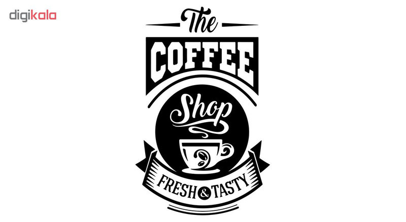 استیکر دیواری طرح قهوه کد 130