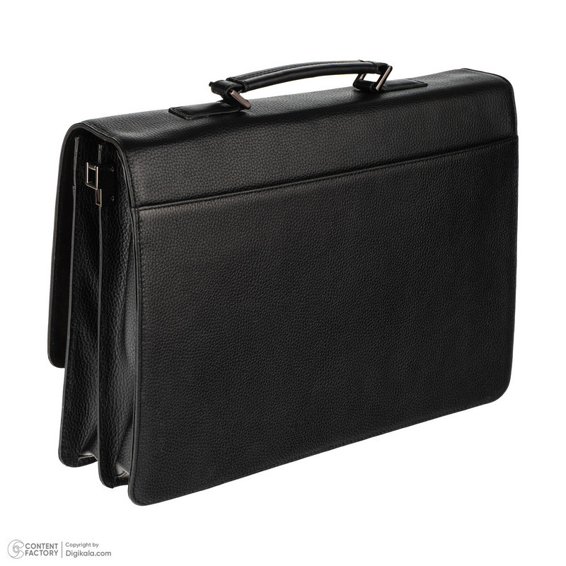 کیف اداری مردانه چرم مشهد مدل A5607-001-01 دارای 4 محفظه