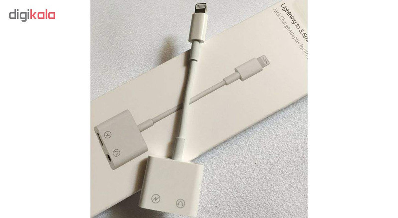 مبدل لایتنینگ به جک 3.5 میلی متری و لایتنینگ مدل J-009