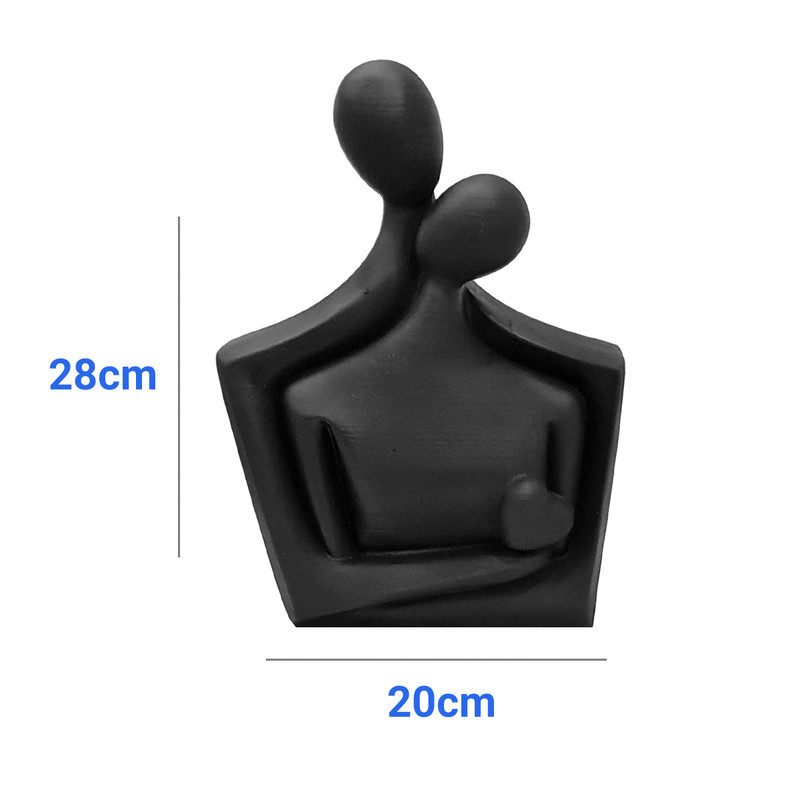 مجسمه مدل آغوش عشق کد  Black-01