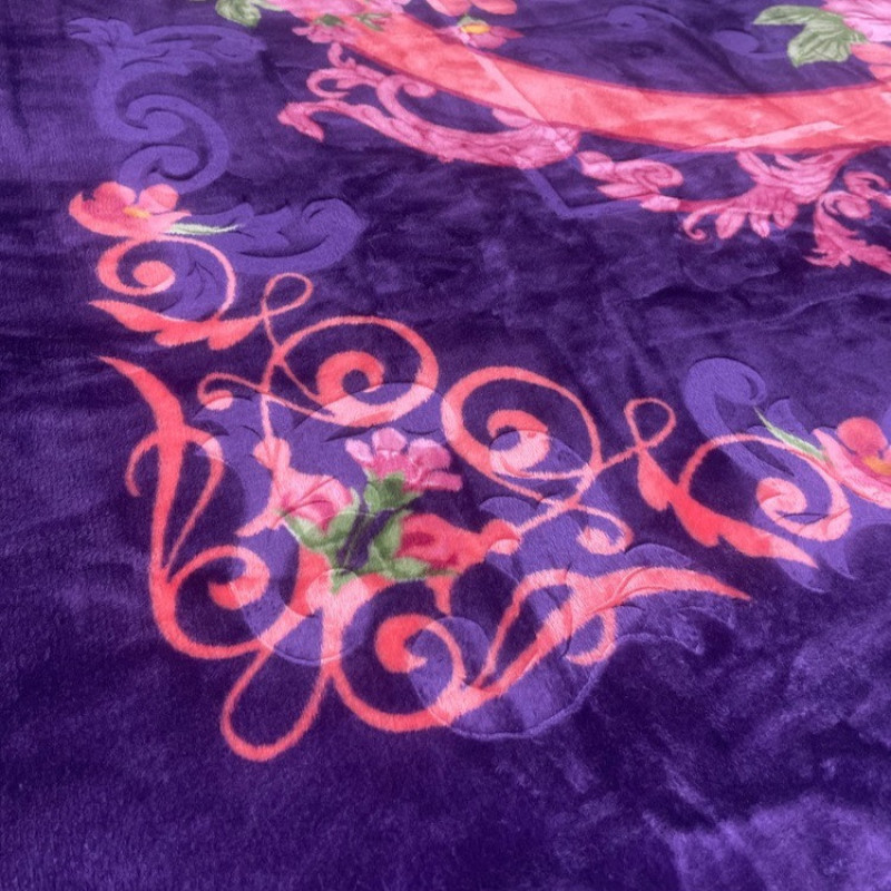 پتو 2 نفره نرمینه بافت مدل نسیم کد 58 سایز 230x210 سانتی‌متر