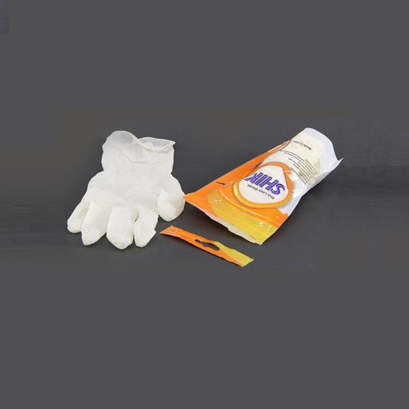 دستکش لاتکس شیک مدل DL104 سایز لارج بسته 4 عددی