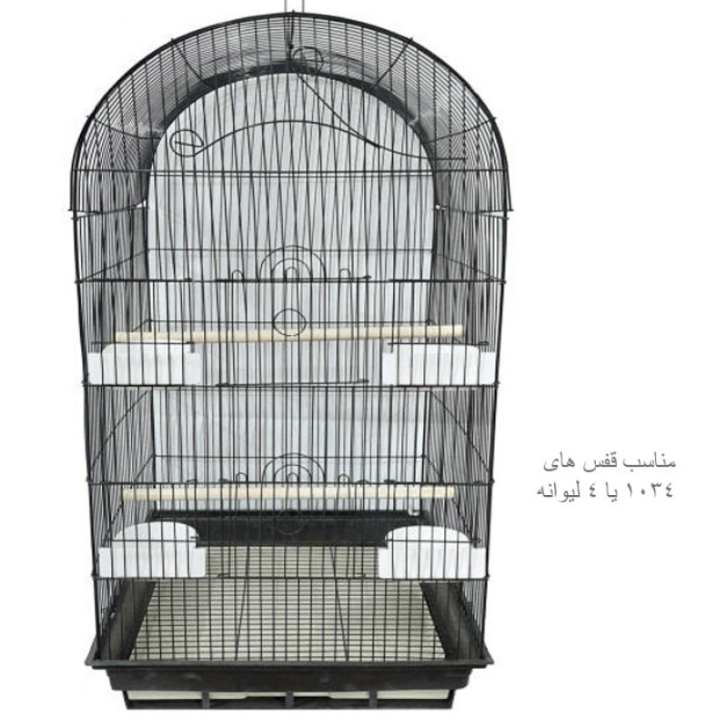 ظرف آب و غذای پرنده مدل 1033 بسته 4 عددی