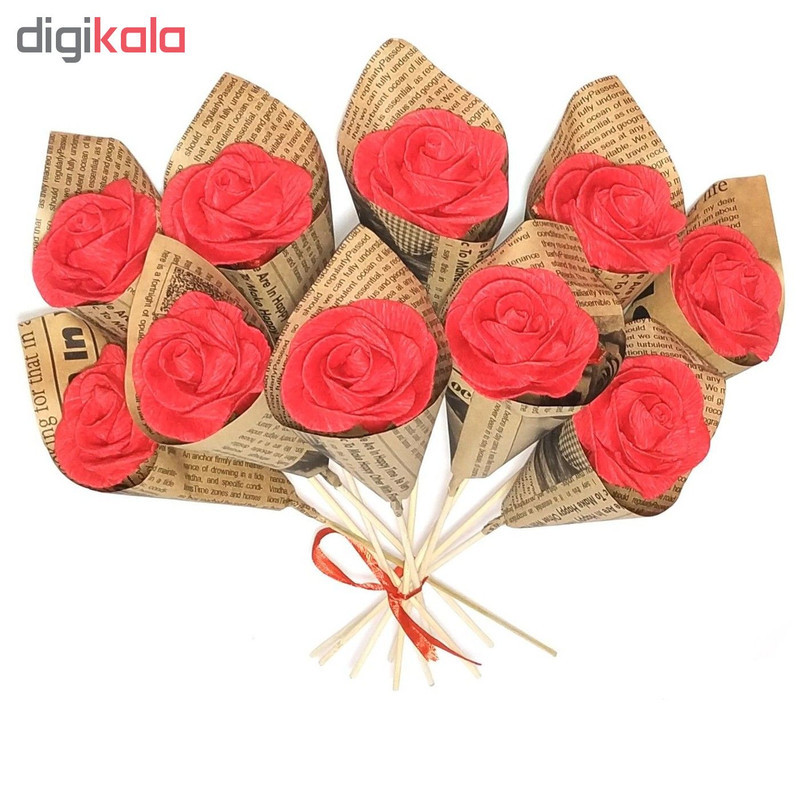 دسته گل رز مصنوعی کد Q-10