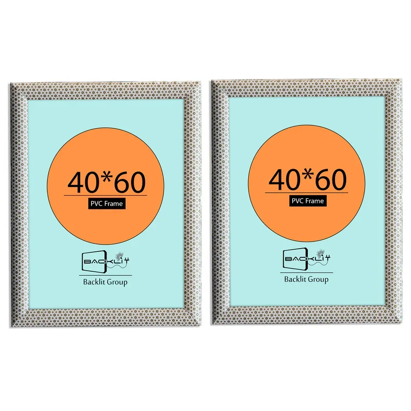 قاب عکس بکلیت مدل خاتم A2-40x60 مجموعه دو عددی
