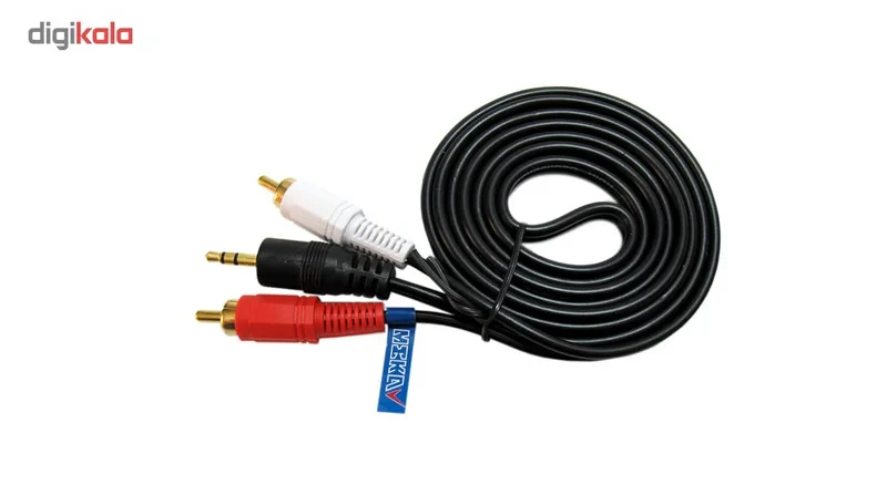 کابل تبدیل جک 3.5 میلی متری به RCA مکا مدل MC3 به طول 1.5 متر