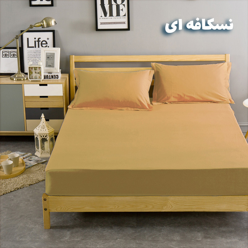 سرویس ملحفه بومرنگ مدل Simple-160 دو نفره 3 تکه