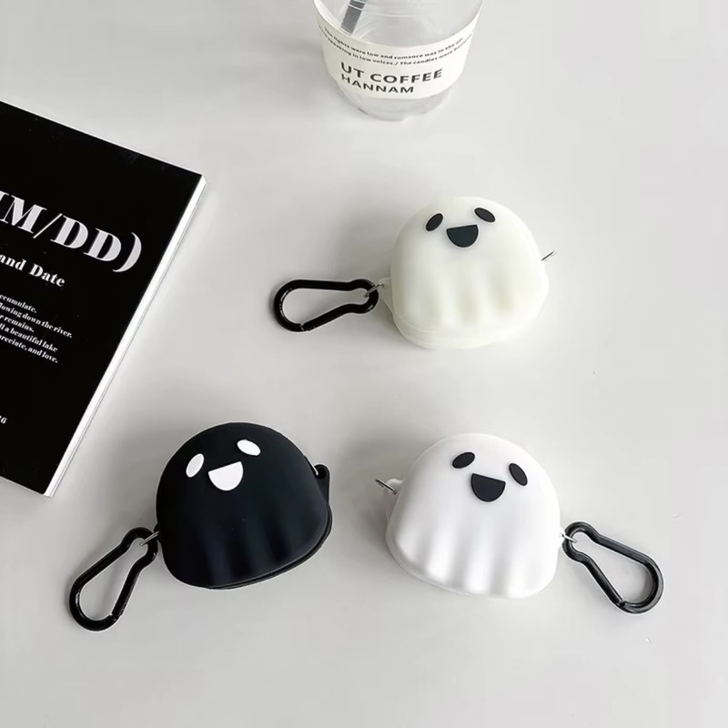 کاور مدل روح Ghost مناسب برای کیس هدفون بی سیم سامسونگ Galaxy Buds Live  Buds Pro  buds 2  buds 2 pro  Fe