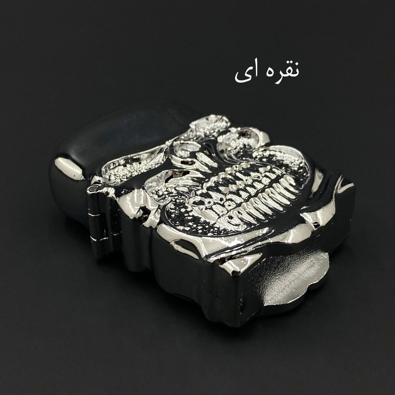 فندک مدل اتمی طرح اسکلت جمجمه DKD-1535