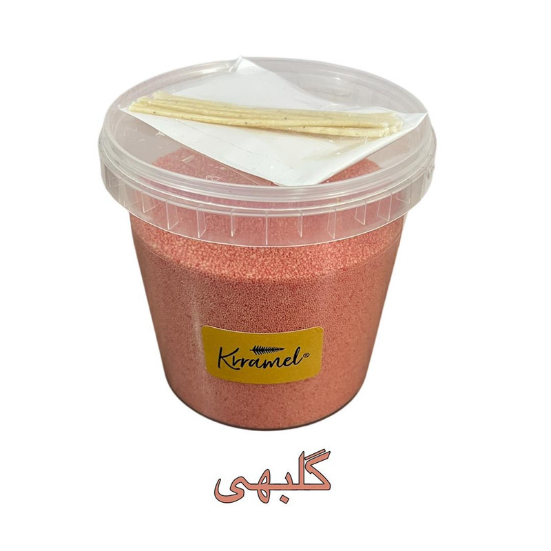 شمع کارامل مدل پودری