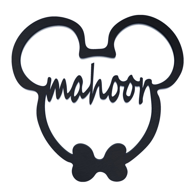 دیوارکوب آرتافرین مدل اسم ماهور طرح Mickey Mouse