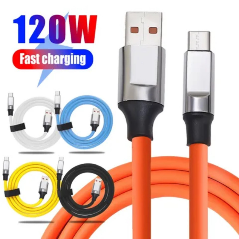 کابل تبدیل USB به USB-C اچ تی ام مدل Fast طول یک متر