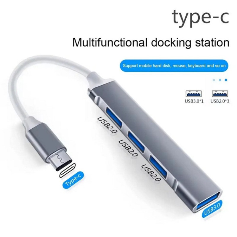 هاب 4 پورت USB-C مدل DS-112